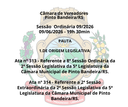 SESSÃO ORDINÁRIA 09/2026