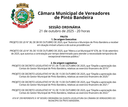 SESSÃO ORDINÁRIA - 21/10/2025