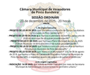 SESSÃO ORDINÁRIA - 23/12/2025